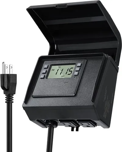 NEMA 5-15 R تایمر استخر دیجیتال